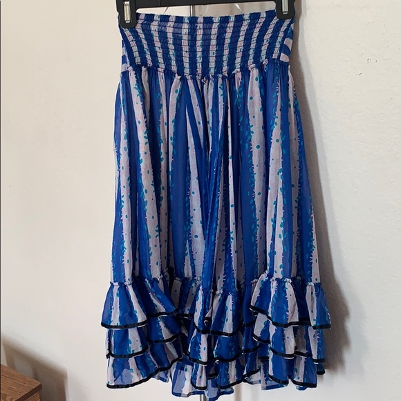 Betsey Johnson Strapless Ruffle Dress - Picture 6 of 10